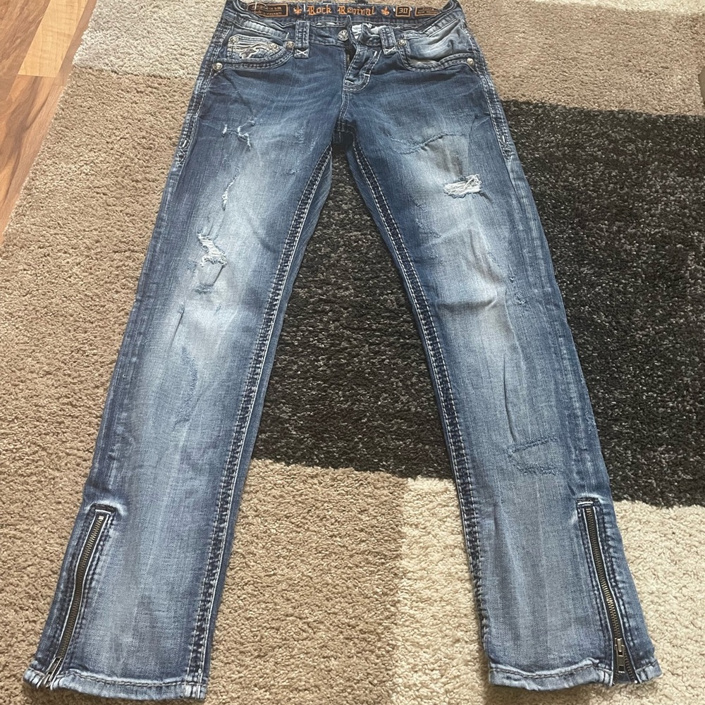 Mens rock revival jeans